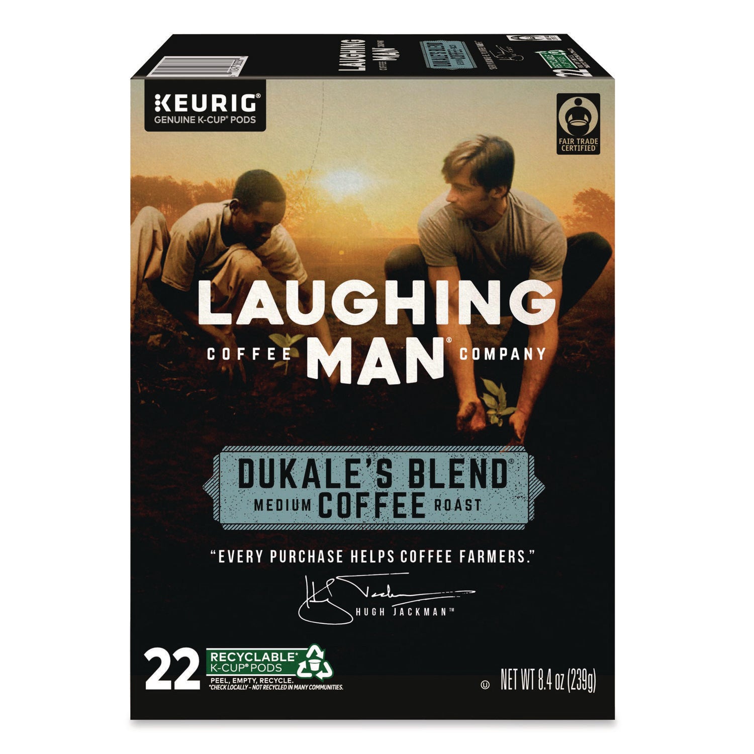 Compatible with Keurig K-Cup Brewer - Medium - K-Cup, Pod - Dukale's Blend, Arabica - Kosher - 22 / Box