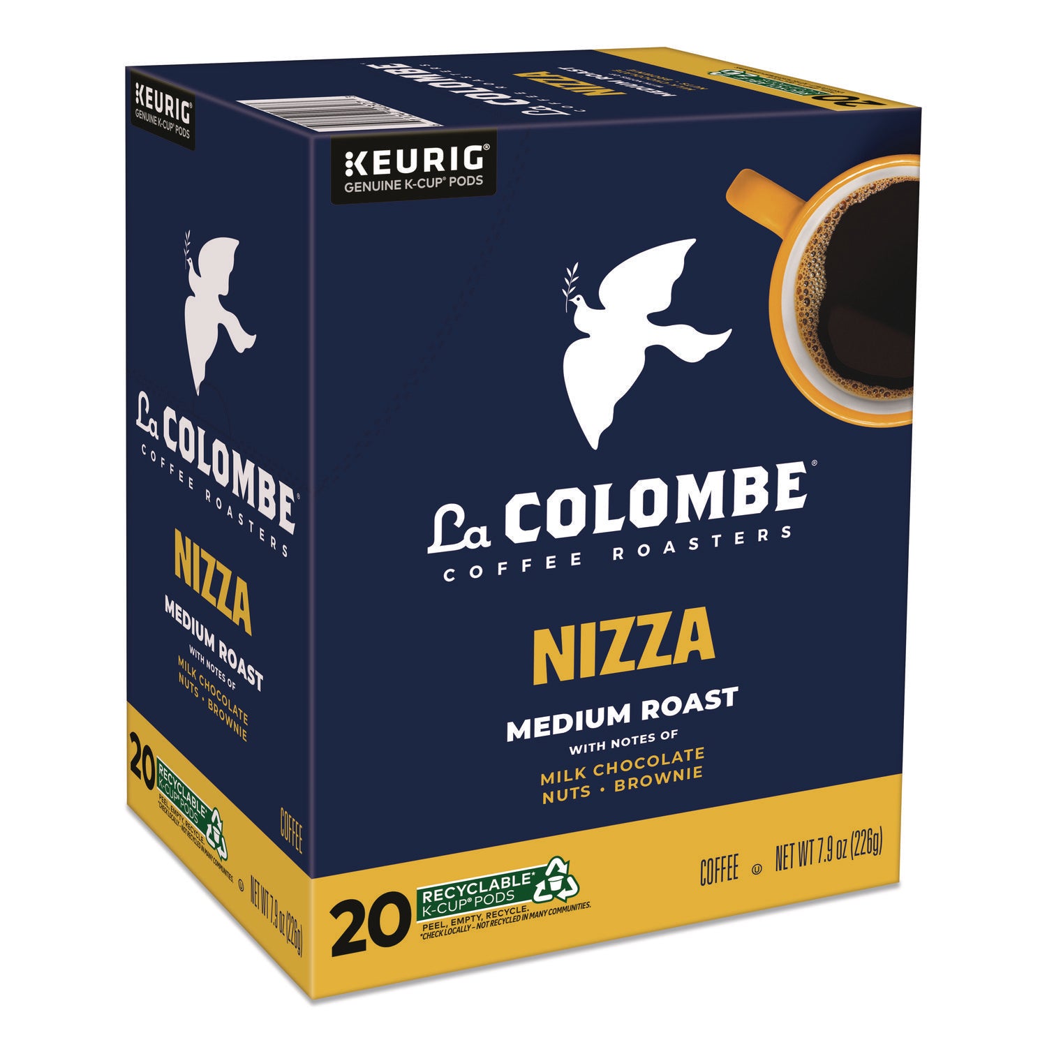 Coffee K-Cup Pods, Nizza Medium Roast, 20/Box