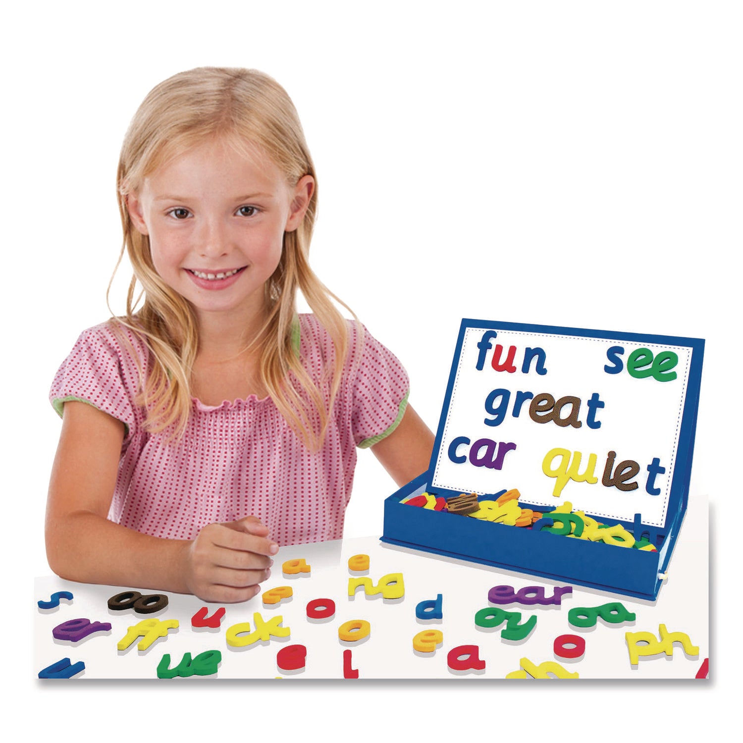 Rainbow Phonics Magnetic Letters, 85 Pieces