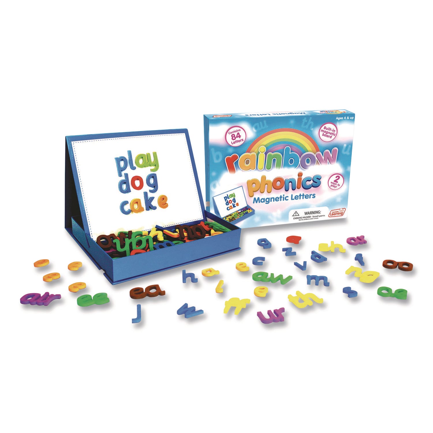 Rainbow Phonics Magnetic Letters, 85 Pieces