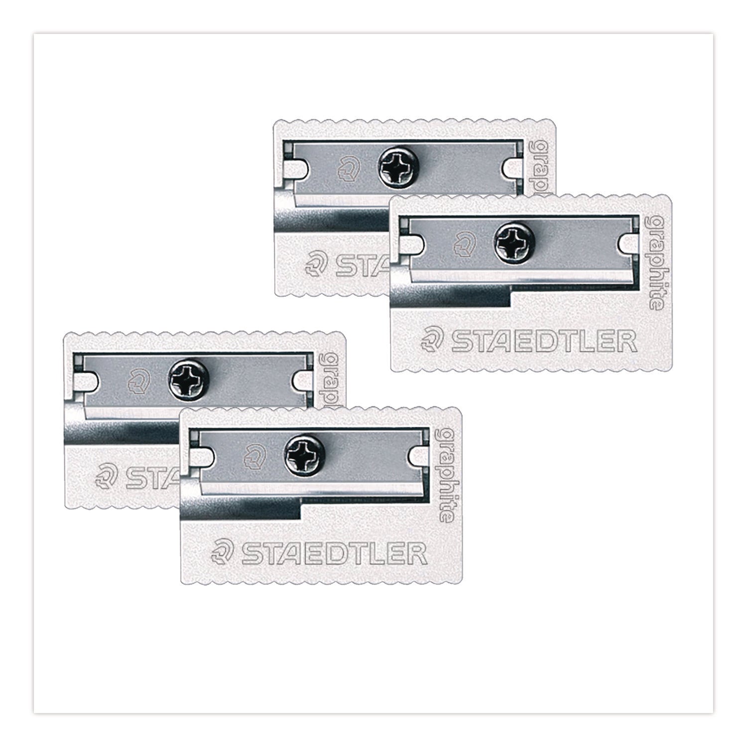 SHARPENER,SINGLE,HOLE,4PK
