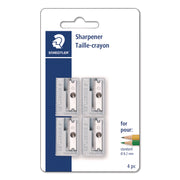 SHARPENER,SINGLE,HOLE,4PK