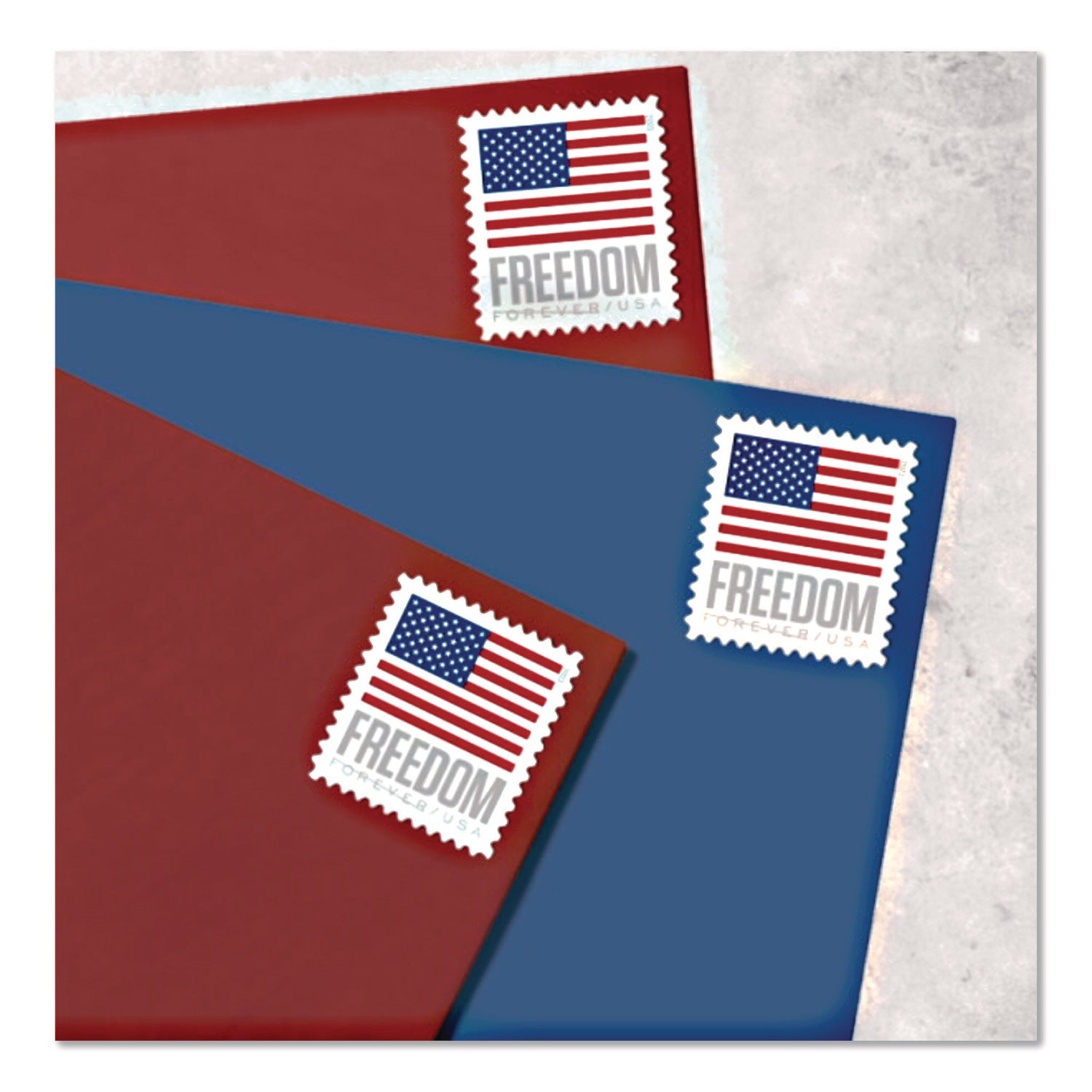STAMP,FOREVER,FLAG100