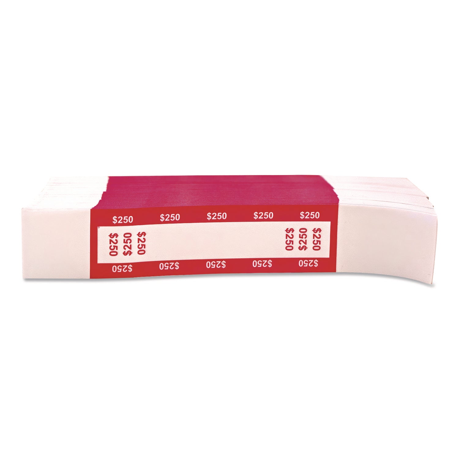 Currency Straps, $250, Self-Adhesive, 1,000/Pack