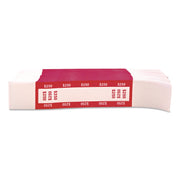 Currency Straps, $250, Self-Adhesive, 1,000/Pack