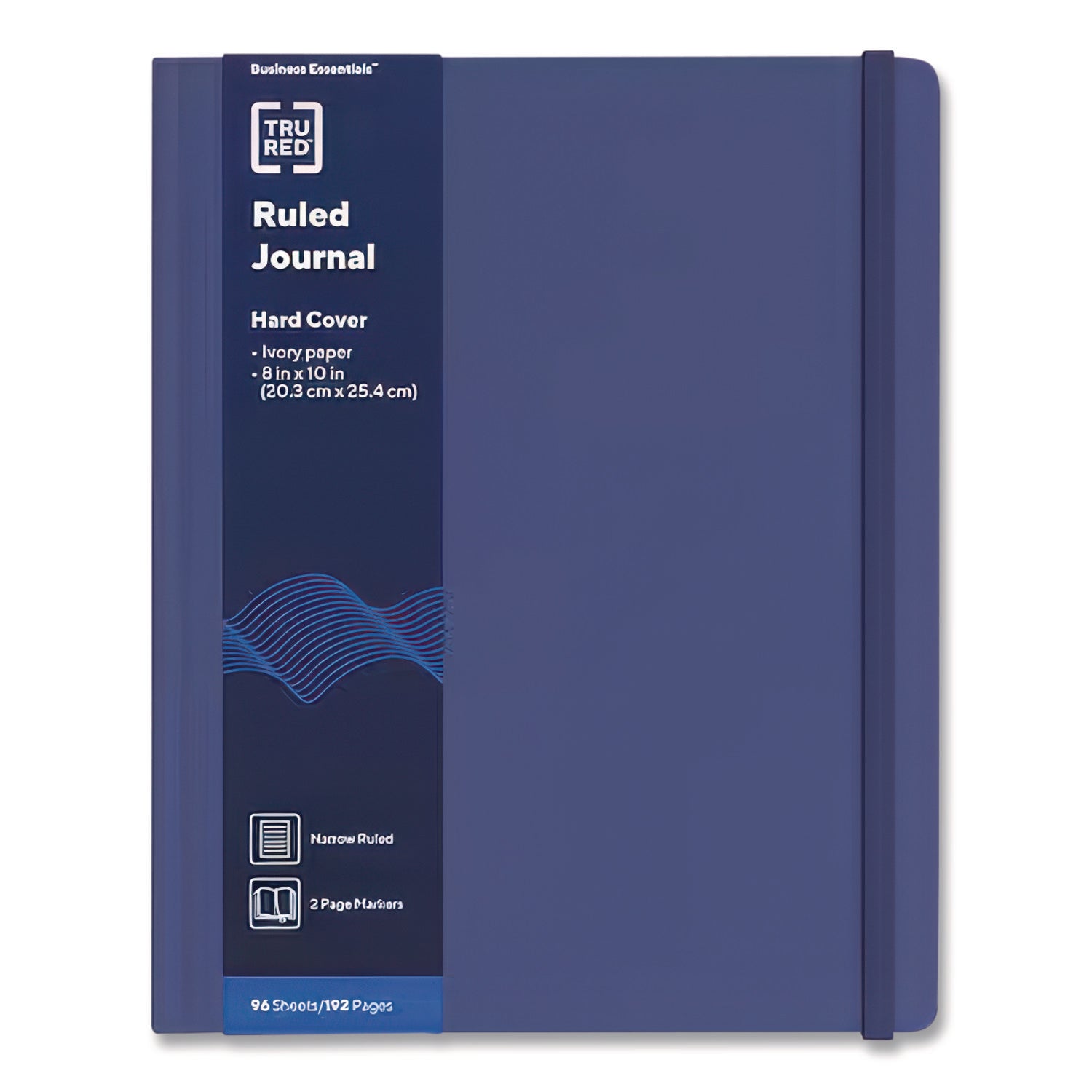 Hardcover Business Journal, 1-Subject, Narrow Rule, Blue Cover, (96) 10 x 8 Sheets