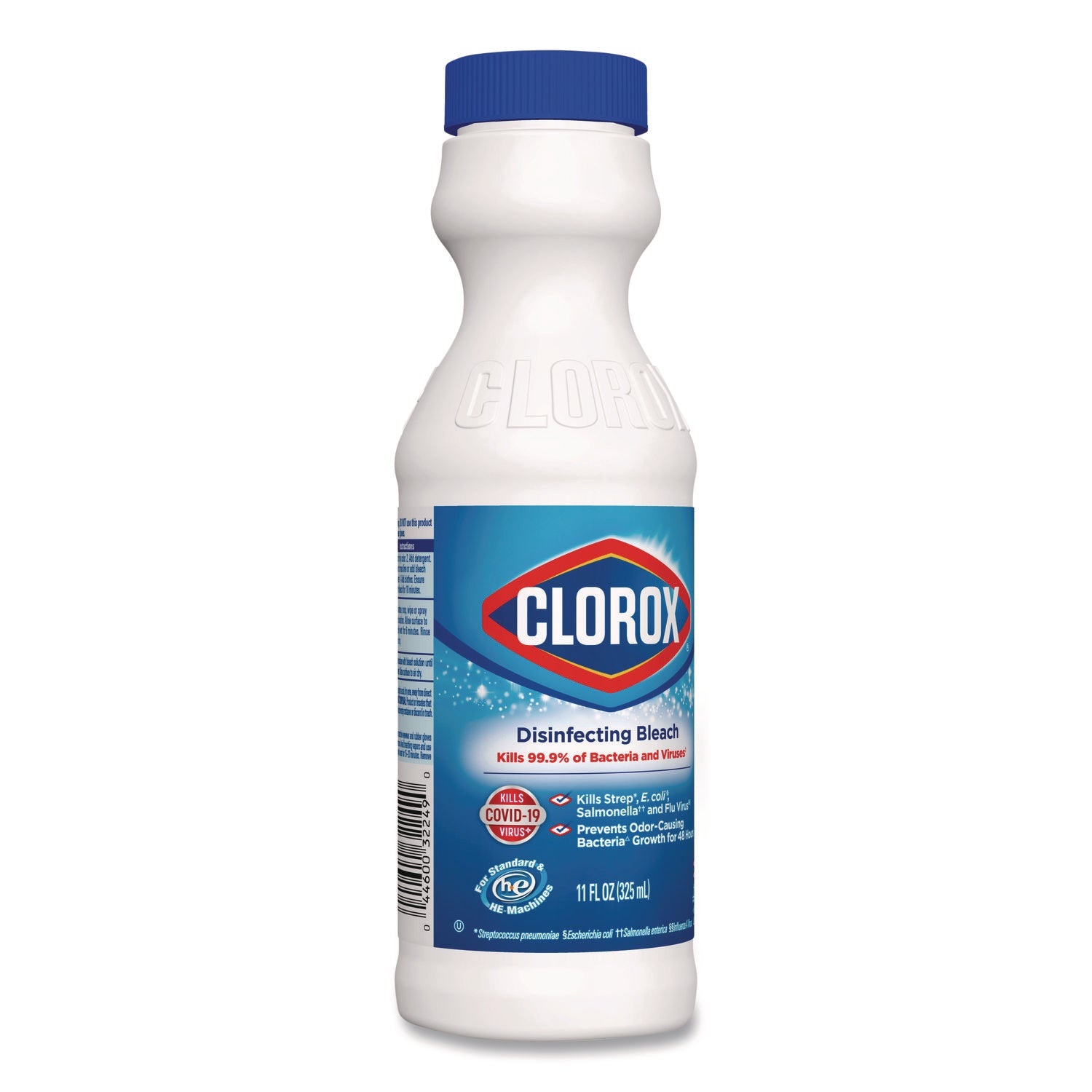 Concentrated Regular Disinfecting Bleach, 11 oz Bottle, 28/Carton