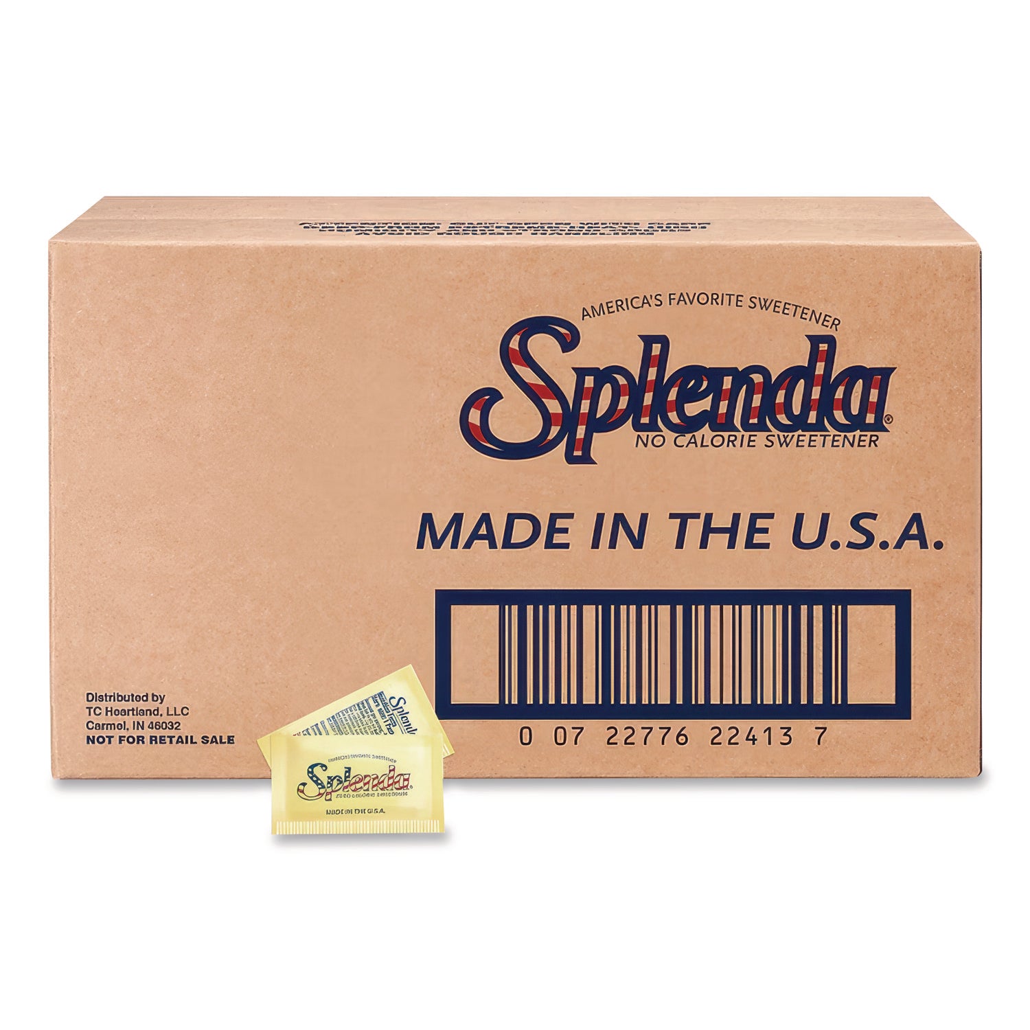 No Calorie Sweetener, 0.04 oz Packet, 400/Box, 5 Boxes/Carton
