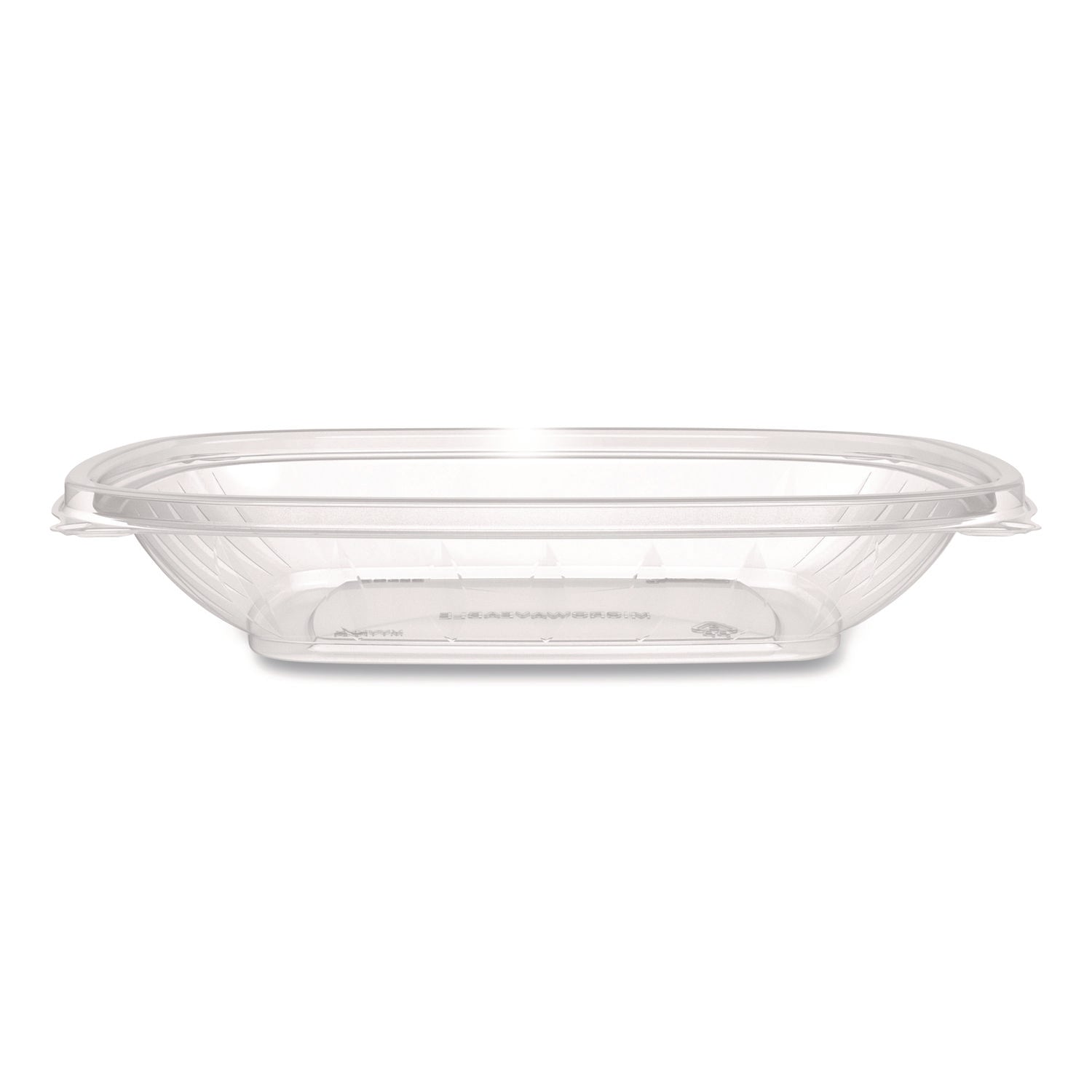 Square Plastic Bowls, 24 oz, 5 x 5 x 1.99, Clear, Plastic, 63 Bowls/Sleeve, 4 Sleeves/Carton
