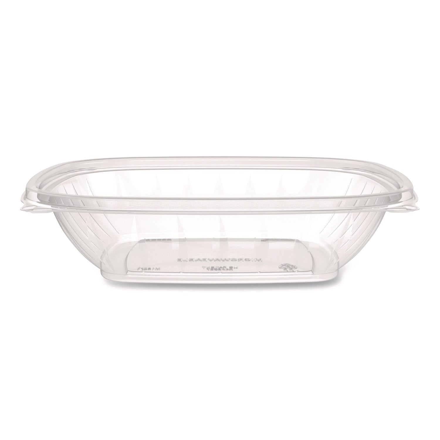 Square Plastic Bowls, 32 oz, 5 x 5 x 1.49, Clear, Plastic, 63 Bowls/Sleeve, 4 Sleeves/Carton