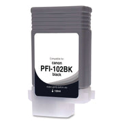 Compatible Photo Black Ink, Replacement for PFI-102 (0895B001AA), 130 mL