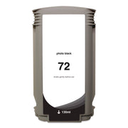 Remanufactured Photo Black High-Yield Ink, Replacement for 72 (C9370A), 130 mL