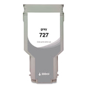 Compatible Gray High-Yield Ink, Replacement for 727XL (F9J80A), 300 mL