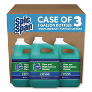 Spic and Span Floor and Multi-Surface Cleaner - Concentrate Liquid - 128 fl oz (4 quart) - 1 Each - Green