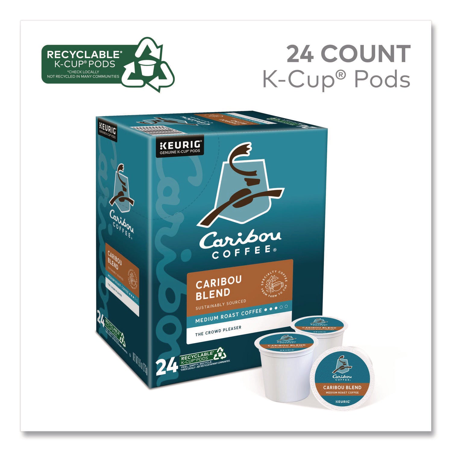 Compatible with Keurig Brewer - Regular - Medium - K-Cup - 24 / Box