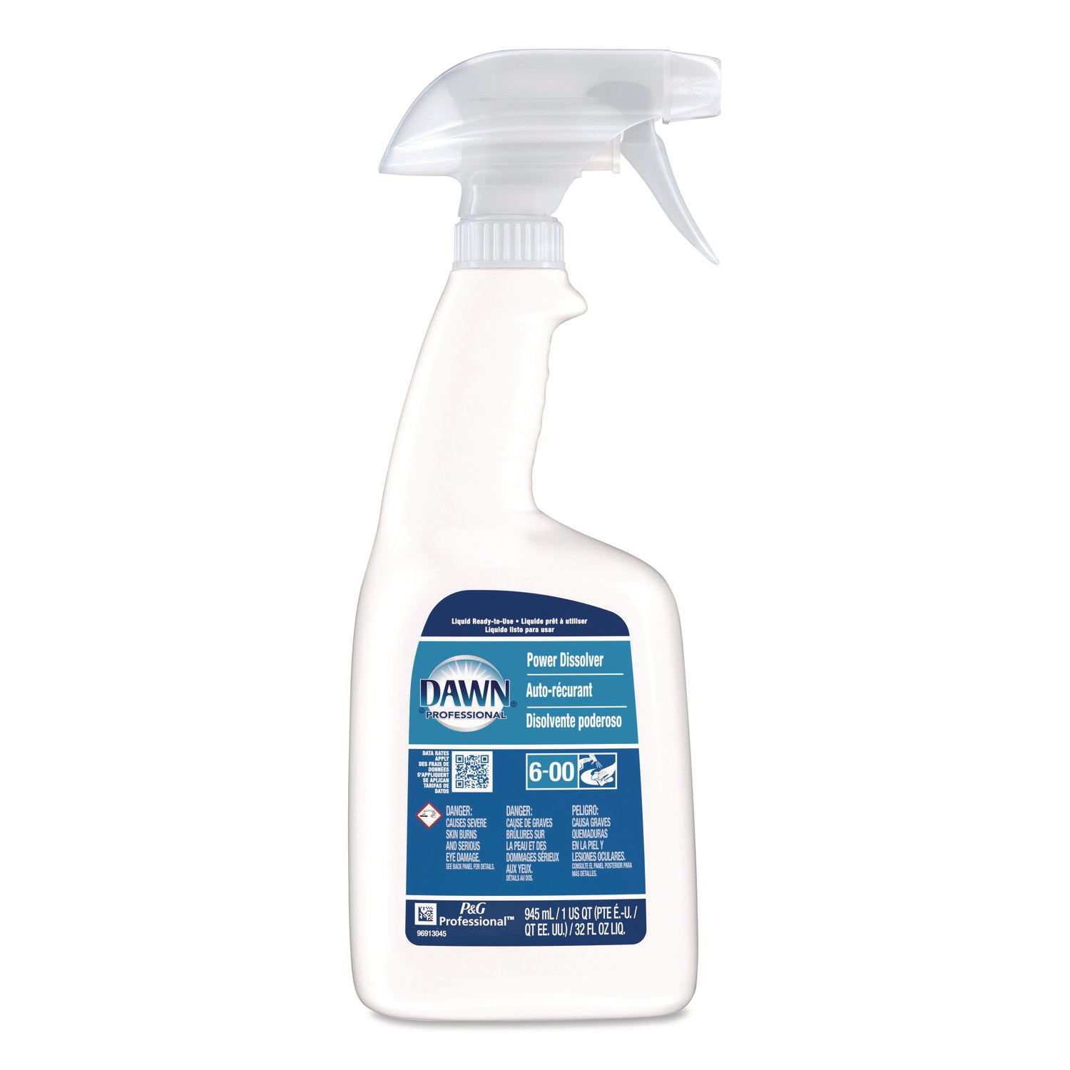 Ready-To-Use - 32 fl oz (1 quart) - Scrub-free, Unscented, Chemical-free - Clear Spray Bottle - 1 Each