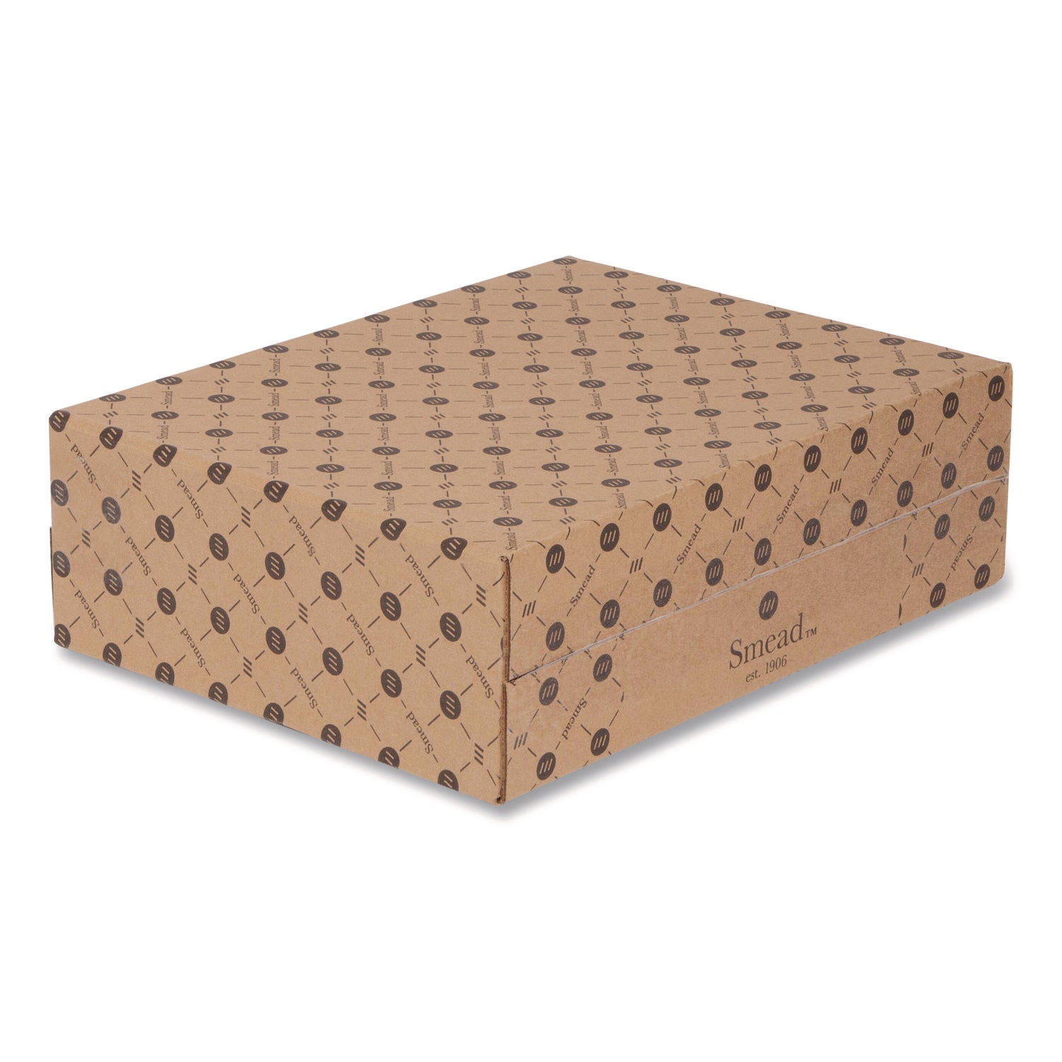 Smead Letter Recycled Box File - 8 1/2" x 11" - Linen, Paper, Metal, Stock - Beige - Space Saving, Textured, Labeling Area, Acid-free - 50% Recycled - 1 Each