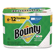 Bounty Select-A-Size Paper Towels, 2 Ply, Diamond Texture, Green, 82 Sheets per Roll, 6 Rolls per Carton