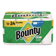 Bounty Select-A-Size Paper Towels, 2 Ply, Diamond Texture, Green, 82 Sheets per Roll, 12 Rolls per Carton