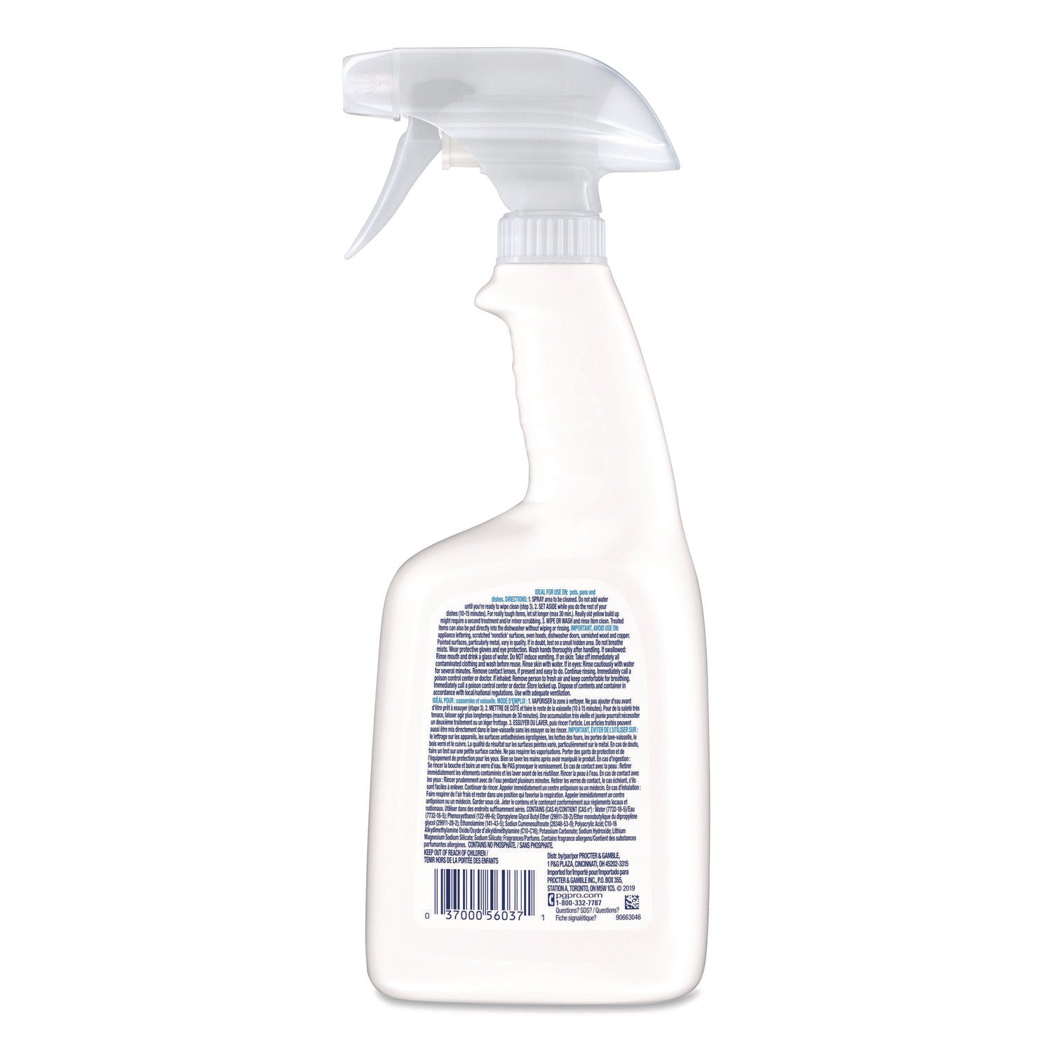 Ready-To-Use - 32 fl oz (1 quart) - Scrub-free, Unscented, Chemical-free - Clear Spray Bottle - 1 Each