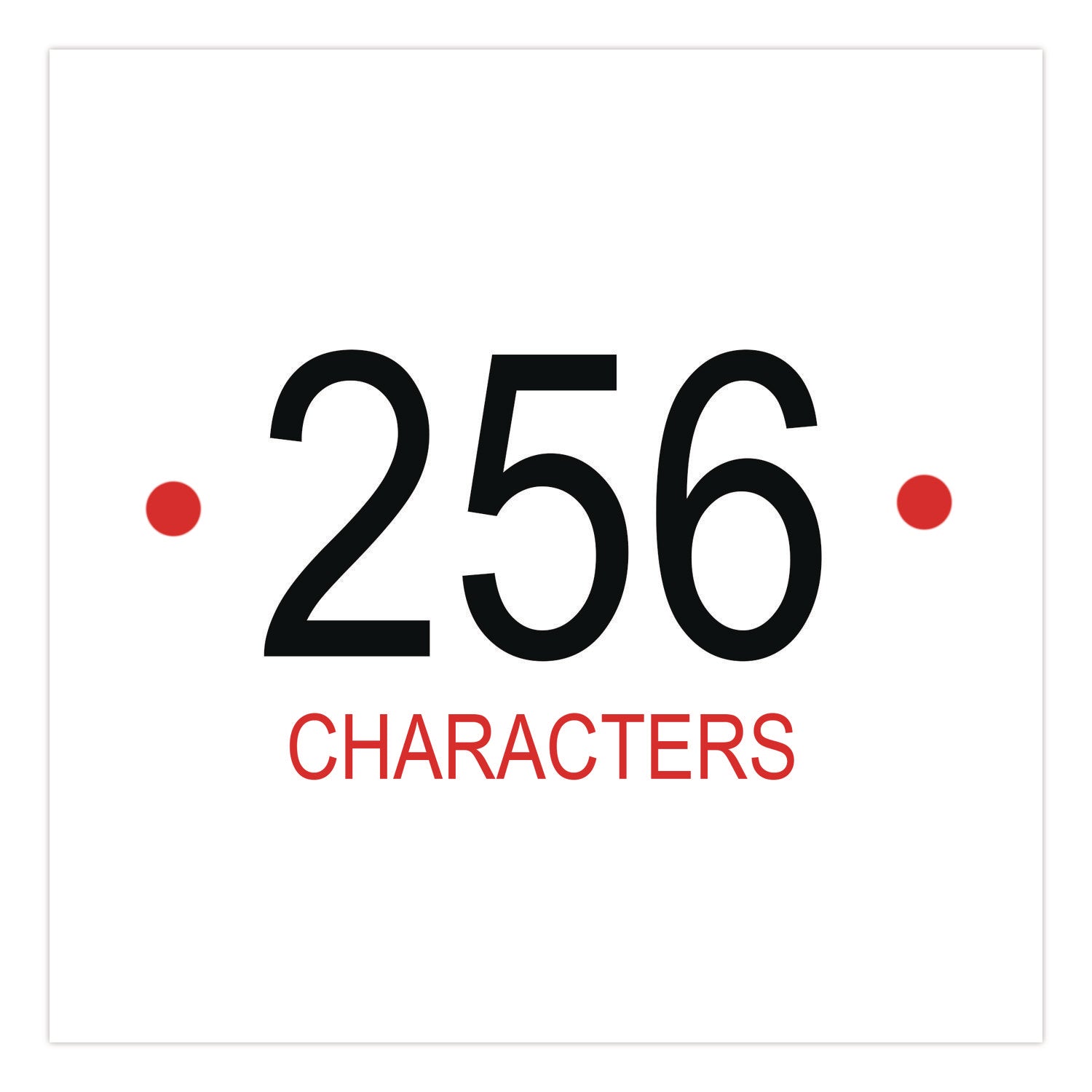 Letters, Numbers and Symbols, Adhesive, Black with White Outline, 1"h ,256 Characters