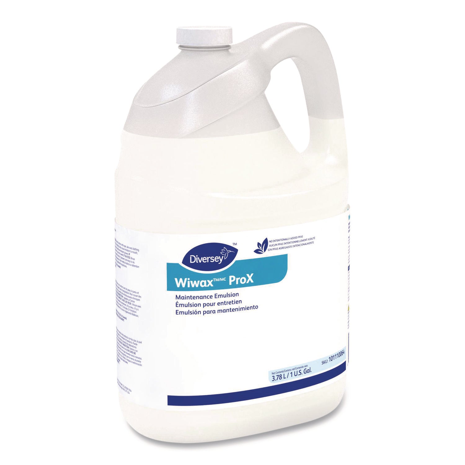 Diversey Care Wiwax Cleaning/Maintenance Emulsion - For Multi Surface - Concentrate - Liquid - 128 fl oz (4 quart) - 8.5 pH - Characteristic Scent - White Bottle - 1 Each