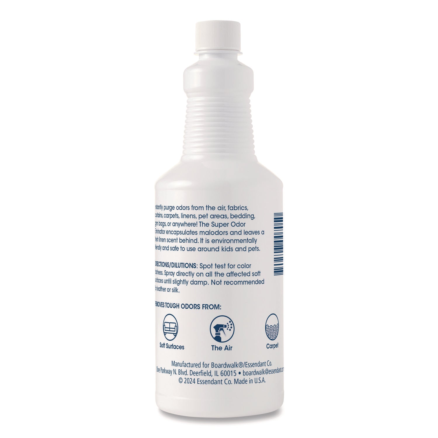 Fabric and Carpet Deodorizer, Fresh Scent, 32 oz Bottle, 6/Carton