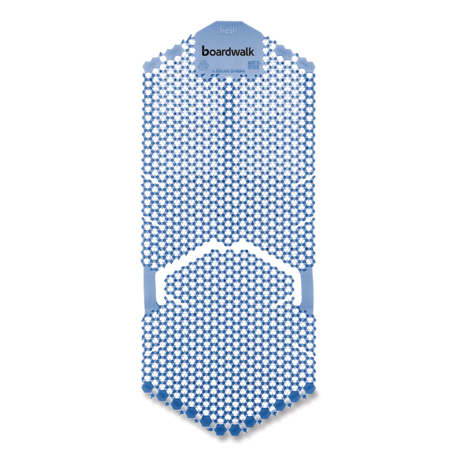 Vertical Urinal Screen, Cotton Blossom Scent, Blue, 5.22 oz, 6/Carton