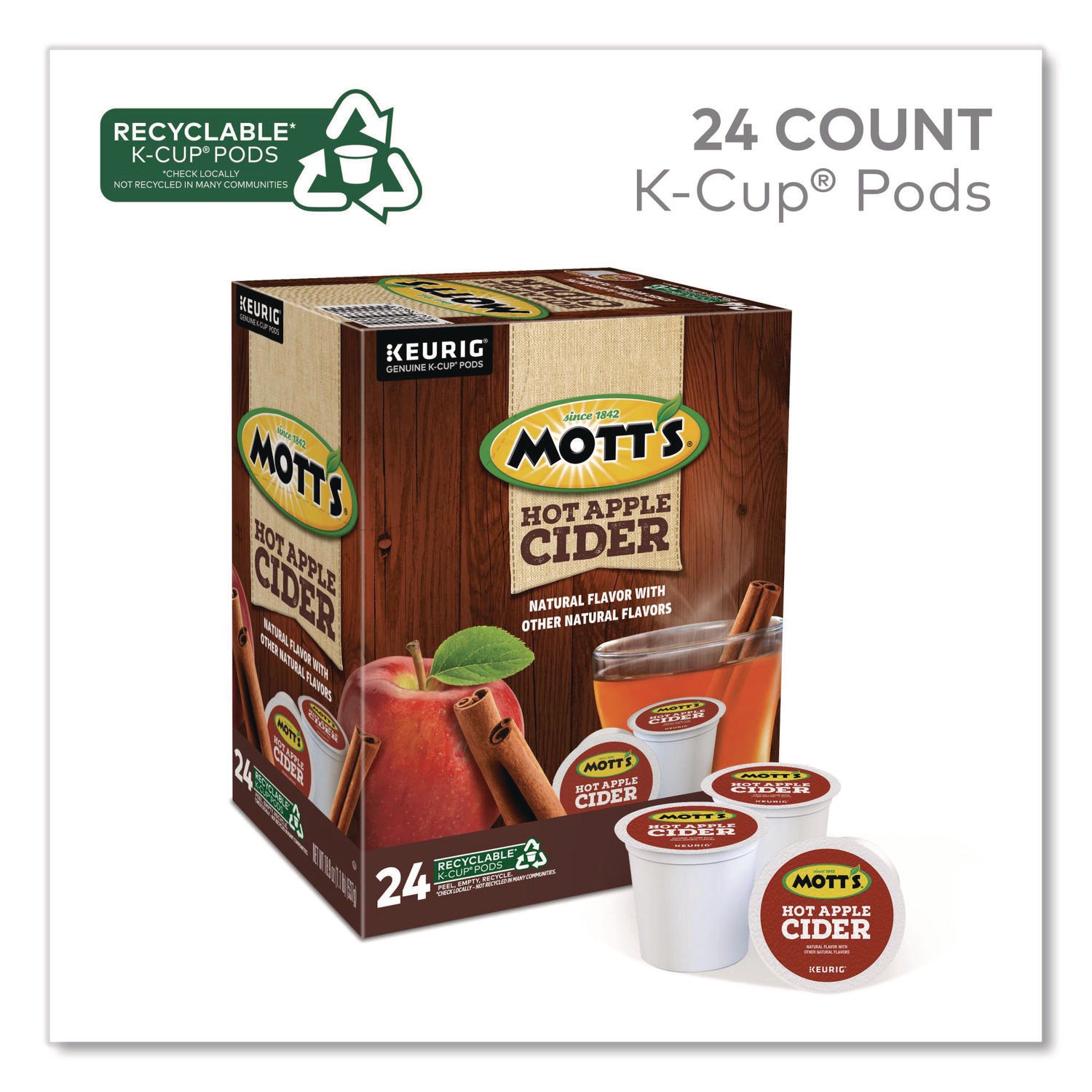 Mott's&reg; Hot Apple Cider - 24 / Box