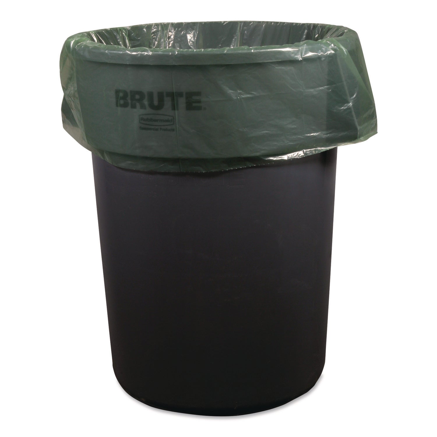 Heritage Eco Blend Max Can Liners - 60 gal Capacity - 38" Width x 58" Depth x 0.80 mil (20 Micron) Thickness - Low Density - Green Tint - Linear Low-Density Polyethylene (LLDPE), Resin - Waste, Can - Recycled - 1 Carton