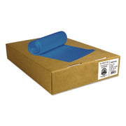 Heritage Eco Blend Max Can Liners - 23 gal Capacity - 28" Width x 0.80 mil (20 Micron) Thickness - Low Density - Blue Tint - Resin, Linear Low-Density Polyethylene (LLDPE) - Can, Waste - Recycled - 1 Carton