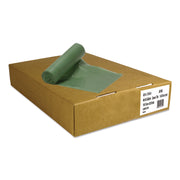 Heritage Eco Blend Max Can Liners - 45 gal Capacity - 40" Width x 46" Depth x 0.80 mil (20 Micron) Thickness - Low Density - Green Tint - Linear Low-Density Polyethylene (LLDPE), Resin - Waste, Can - Recycled - 1 Carton