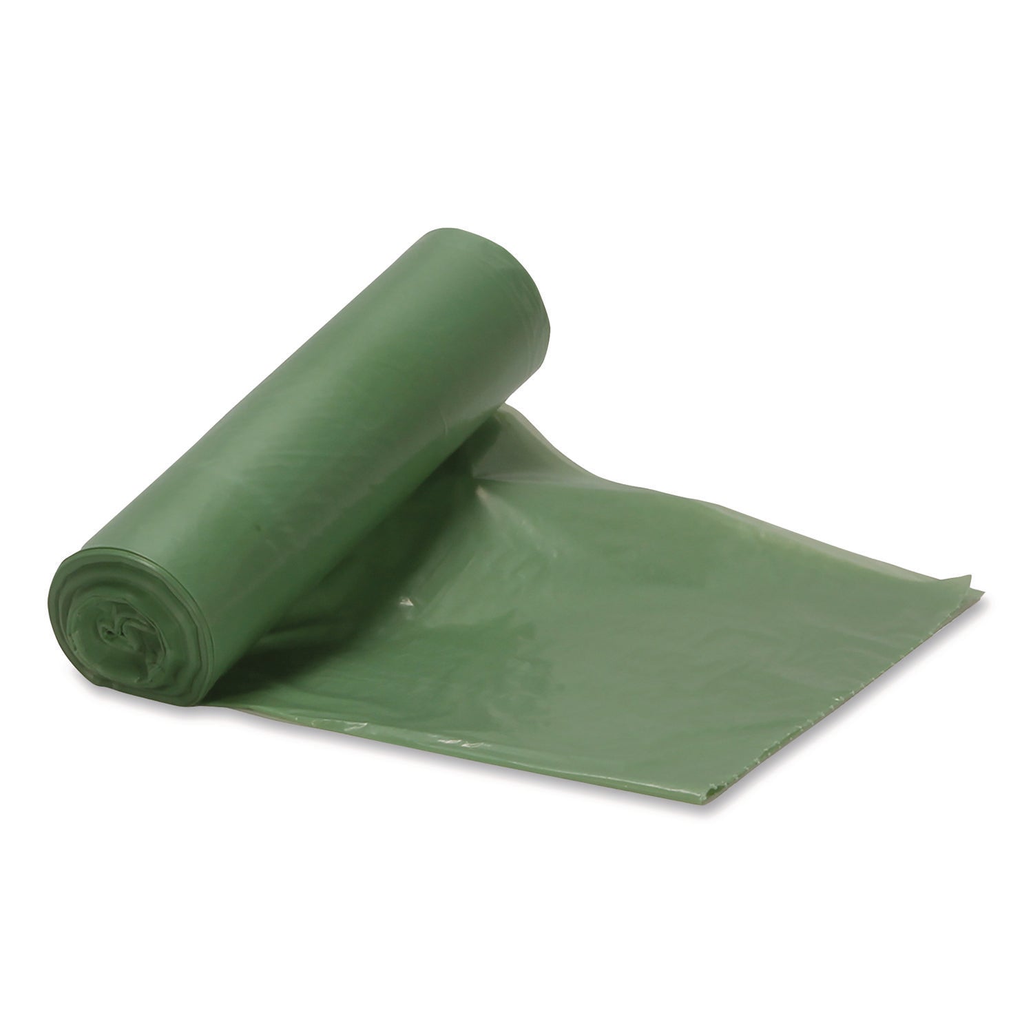Heritage Eco Blend Max Can Liners - 45 gal Capacity - 40" Width x 46" Depth x 0.80 mil (20 Micron) Thickness - Low Density - Green Tint - Linear Low-Density Polyethylene (LLDPE), Resin - Waste, Can - Recycled - 1 Carton