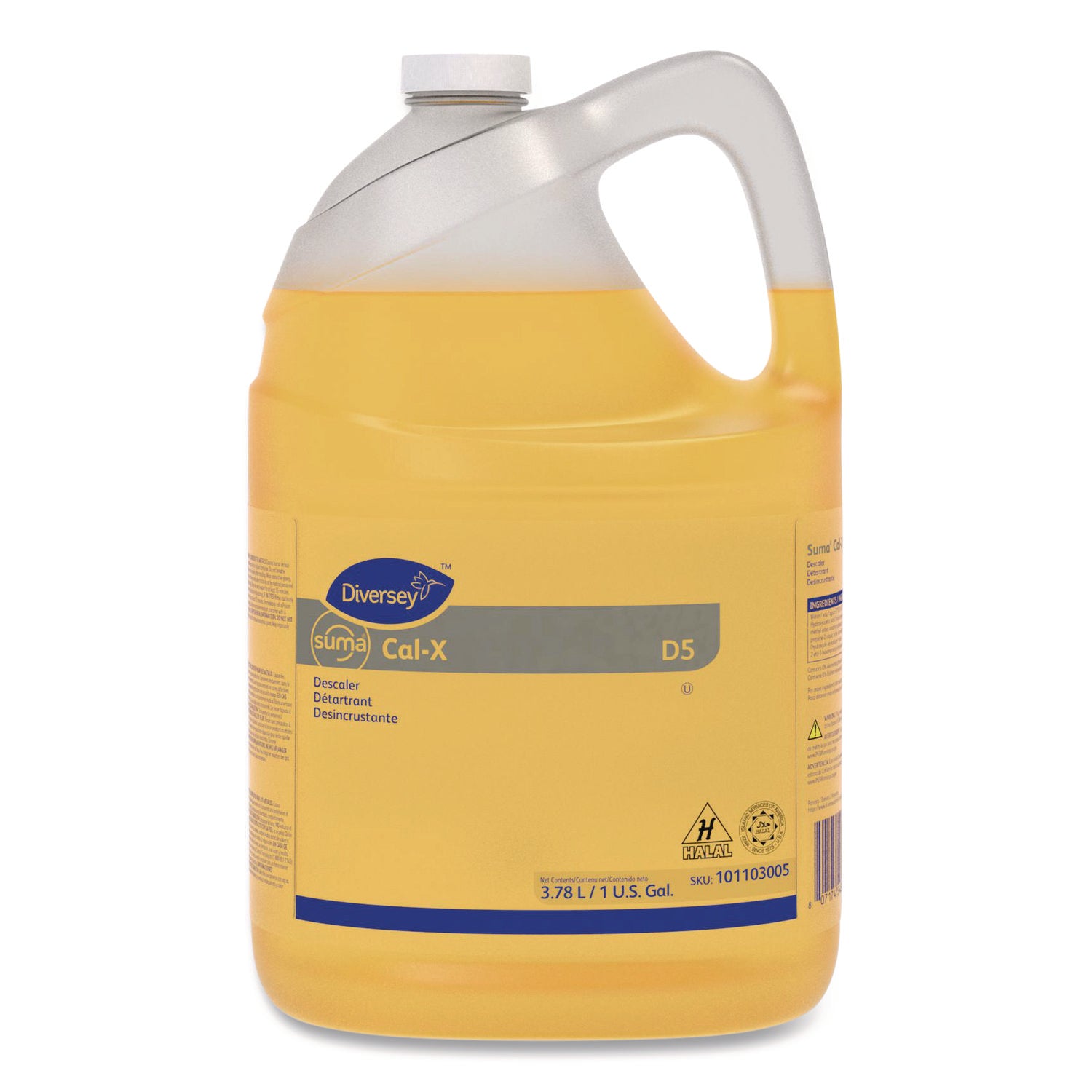 For Multipurpose - Concentrate - Liquid - 128 fl oz (4 quart) - 0.5 to 0.9 pH - Acidic Scent - Kosher - Clear Red - 4 / Carton