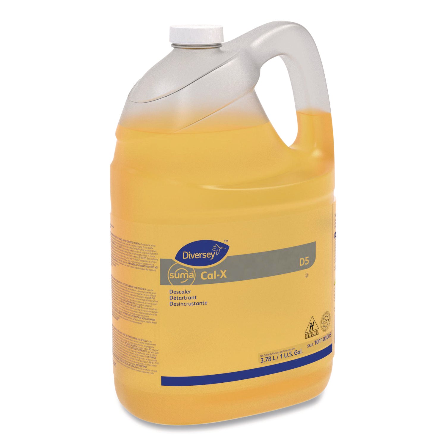 For Multipurpose - Concentrate - Liquid - 128 fl oz (4 quart) - 0.5 to 0.9 pH - Acidic Scent - Kosher - Clear Red - 4 / Carton