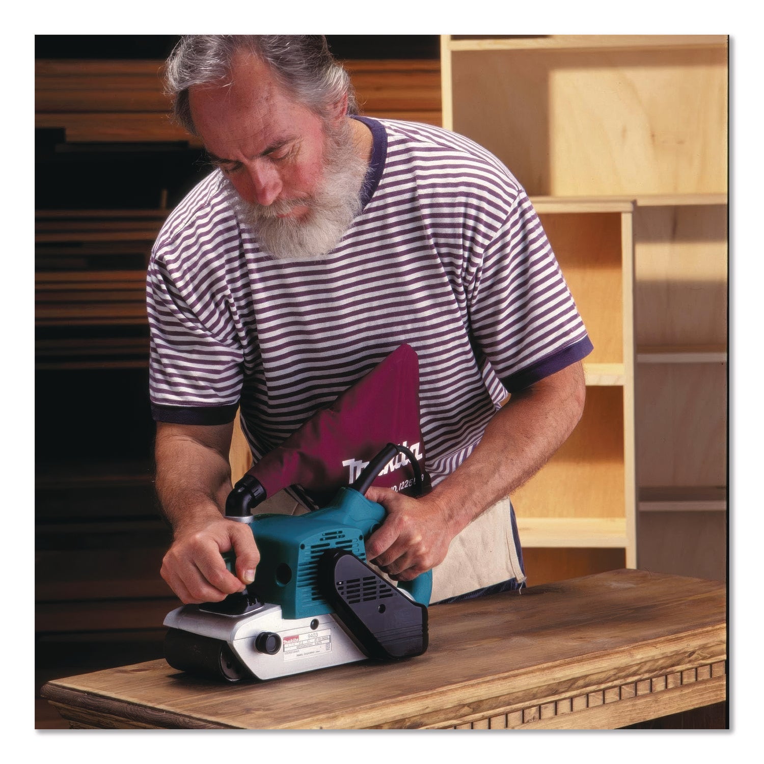 9403 Belt Sander, 1, 640 Ft/Min, 4" X 24" Belt, 11 Amps