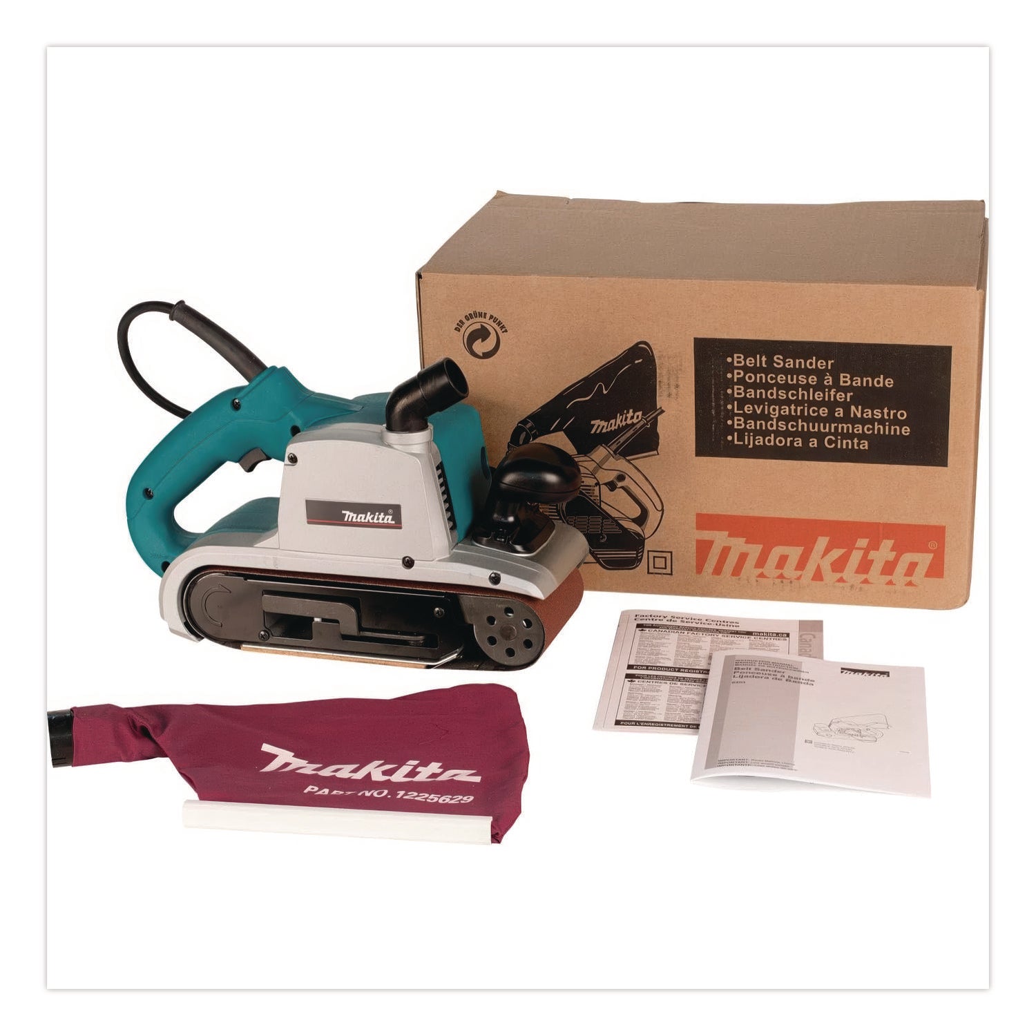 9403 Belt Sander, 1, 640 Ft/Min, 4" X 24" Belt, 11 Amps