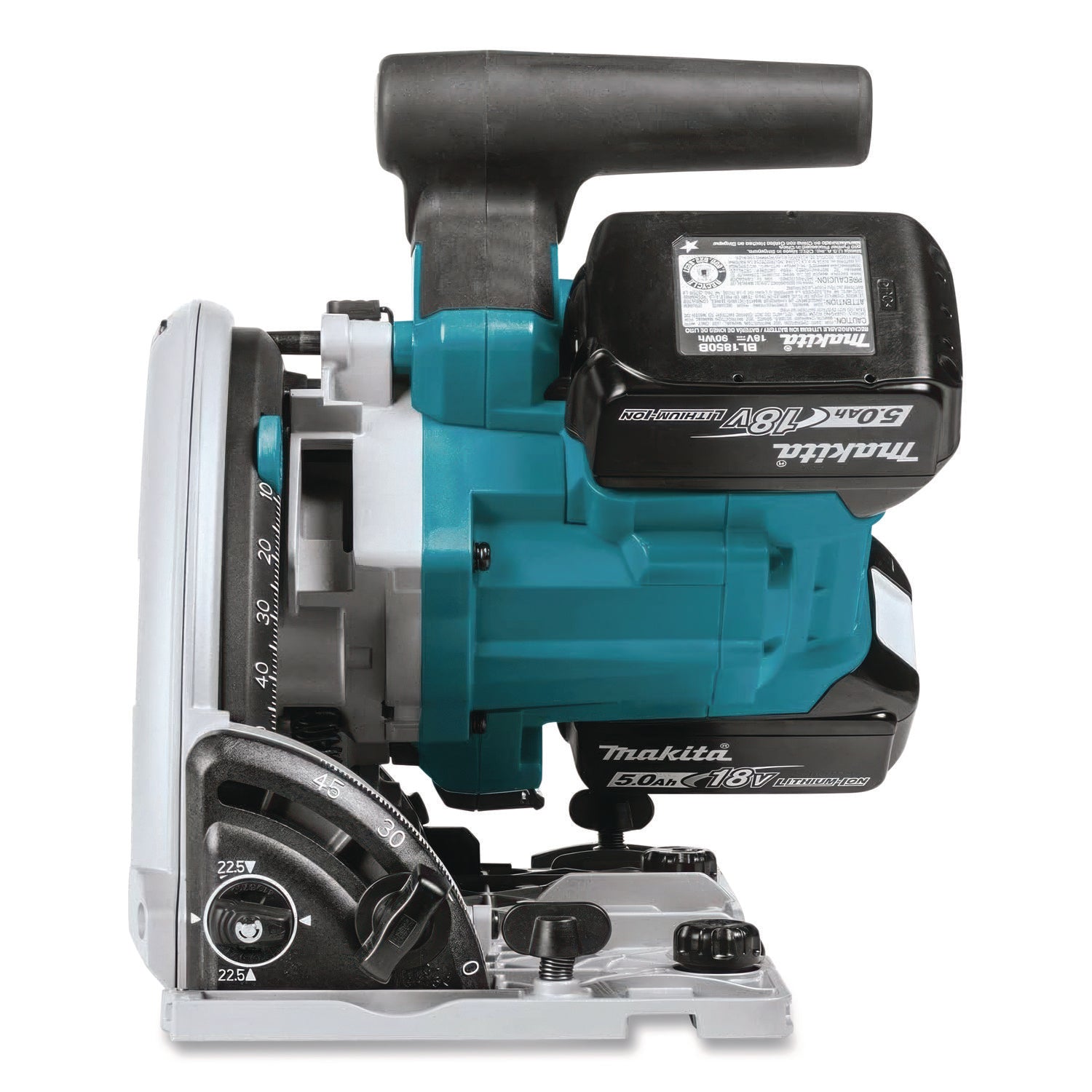 18V X2 (36V) LXT Brushless Lithium-Ion 6.5" Cordless Plunge Circular Saw Kit With Batteries, 6, 300 RPM, 0 To +48 Degree Bevel