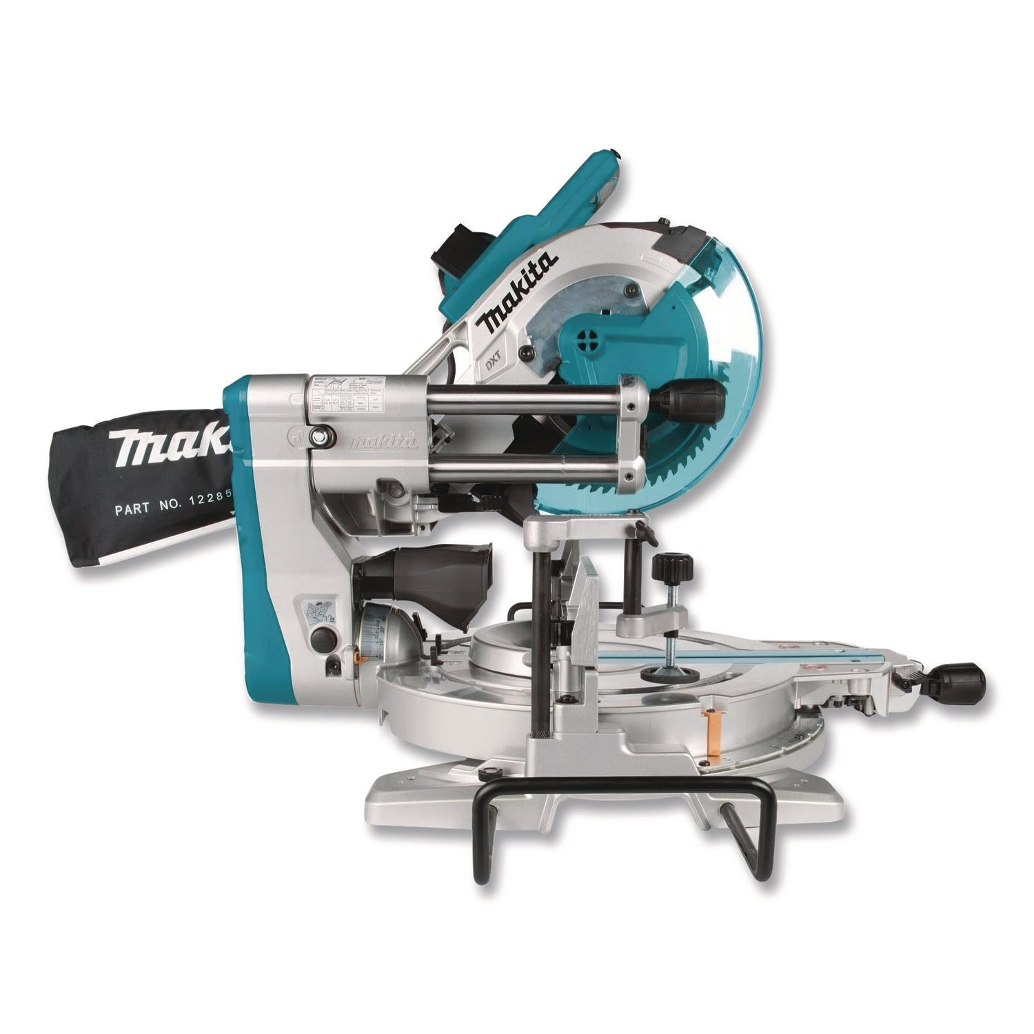 LS1019L 10" Dual-Bevel Sliding Compound Miter Saw With Laser, 3, 200 RPM, -48 To +48 Degree Bevel, -60 To +60 Degree Miter