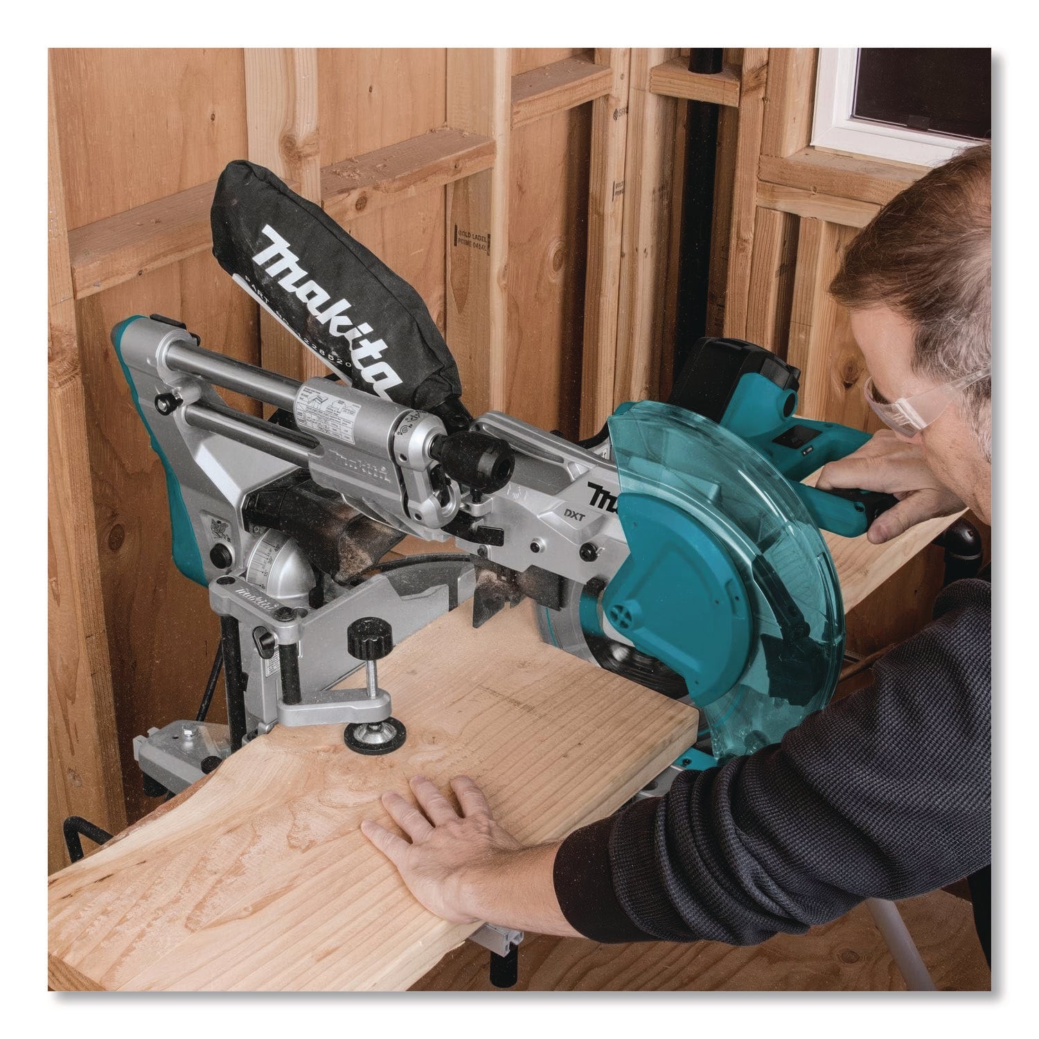 LS1019L 10" Dual-Bevel Sliding Compound Miter Saw With Laser, 3, 200 RPM, -48 To +48 Degree Bevel, -60 To +60 Degree Miter