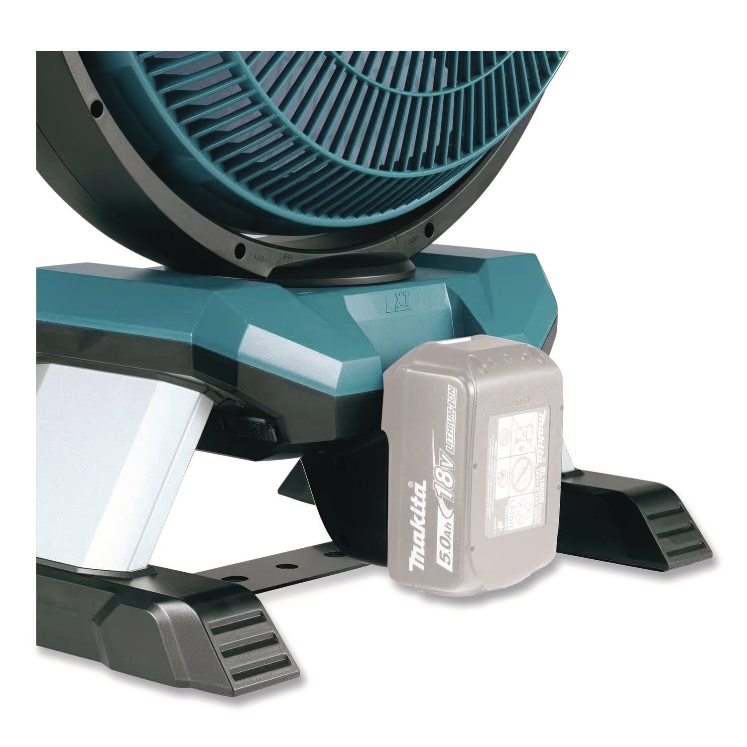 DCF301Z 18V LXT 3-Speed Li-Ion Job Site Fan (Tool Only), 13", 3 Speeds, Teal/Gray/Black