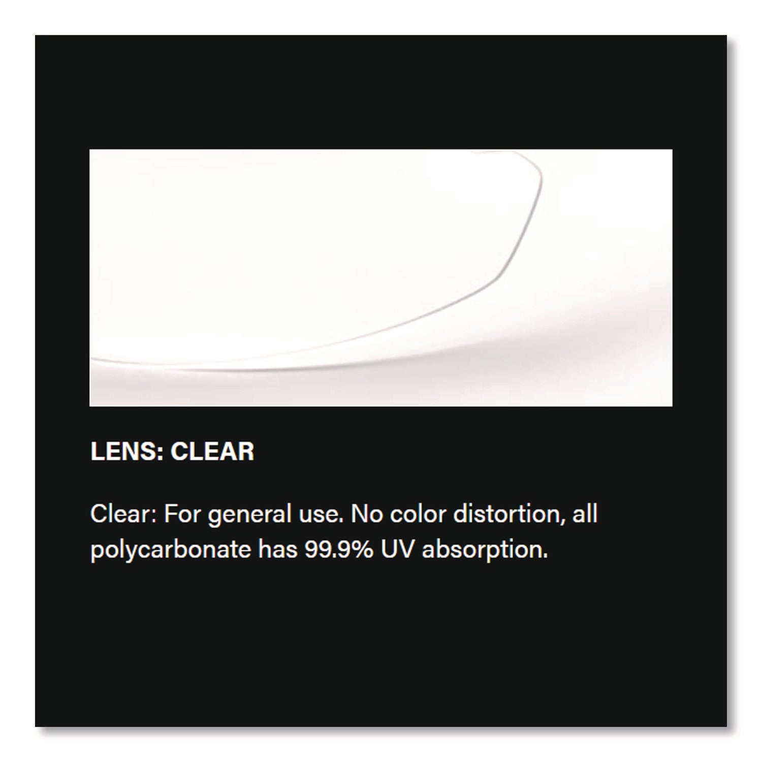 The Scout OTG Rimless Safety Glasses, Clear Plastic Frame, Clear Polycarbonate Lens