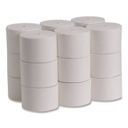 Compact Coreless Recycled Toilet Paper - 1 Ply - 3.85" Width x 4.05" Length - 3000 Sheets/Roll - 5.75" Roll Diameter - White - Fiber - 18 Rolls Per Carton - 18 / Carton