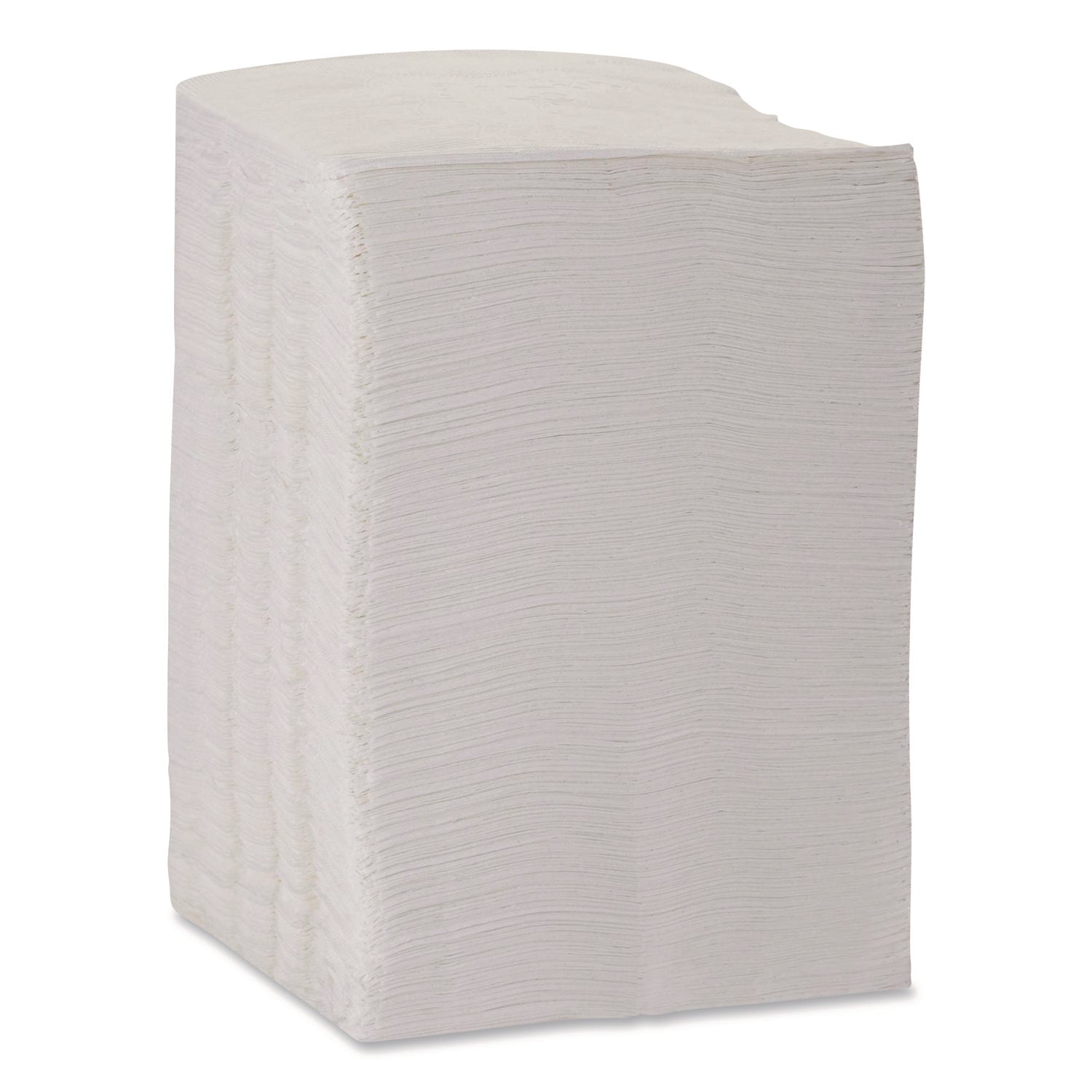 Acclaim 1/4 Fold Paper Dinner Napkins, White, 1-Ply, 16" x 16", 500/Pack, 8 Packs/Carton
