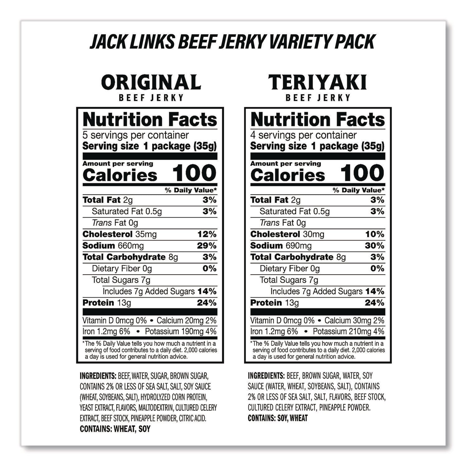 Sunchips and Jack Link's Beef Jerky Variety Pack, (30) 1.5 oz Bags, (9) 1.25 oz Snack Packs, Assorted Flavors/Bundle