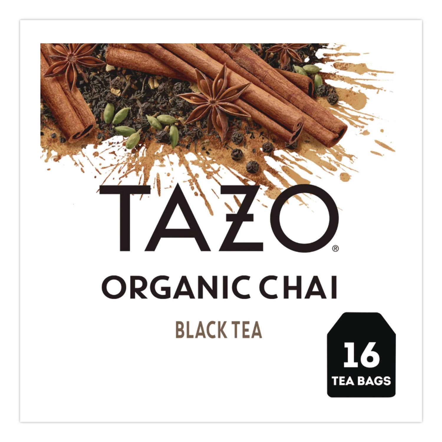 Tea Bags, Organic Chai, 16/Box