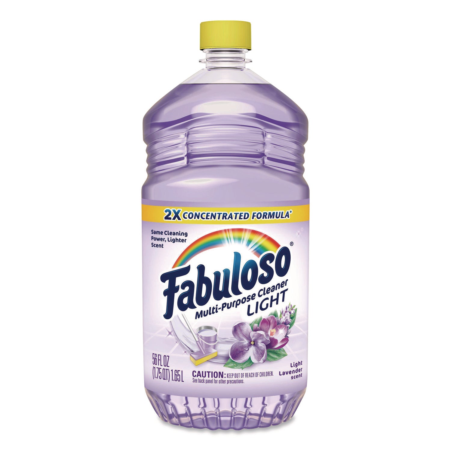 Multi-Use Cleaner, Light Lavender Scent, 56 oz Bottle, 6/Carton