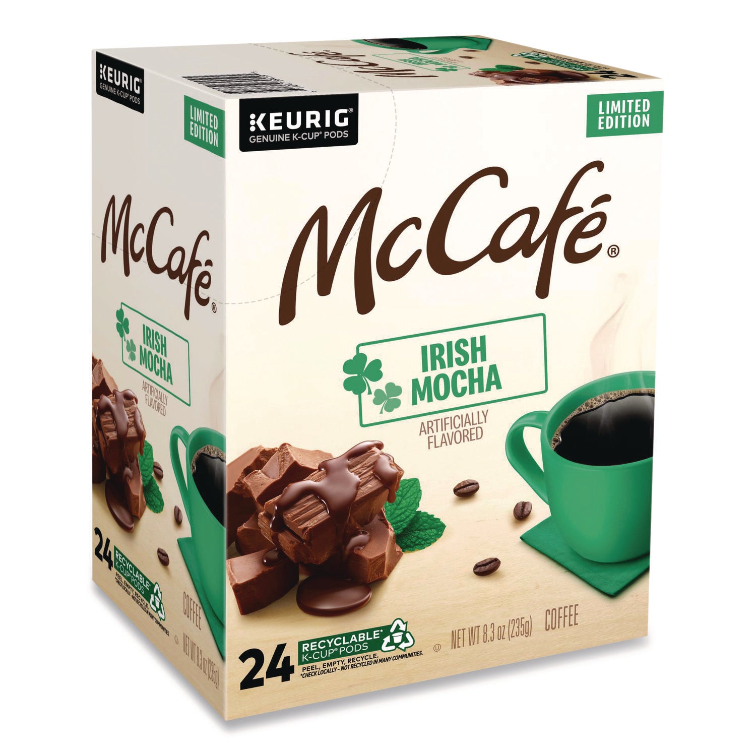 McCaf&eacute;&reg; K-Cup Irish Mocha - Compatible with K-Cup Brewer - Light - K-Cup - Irish Mocha - 24 / Box