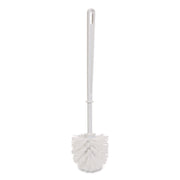 Spiral Bowl Brush, 13" Handle, White