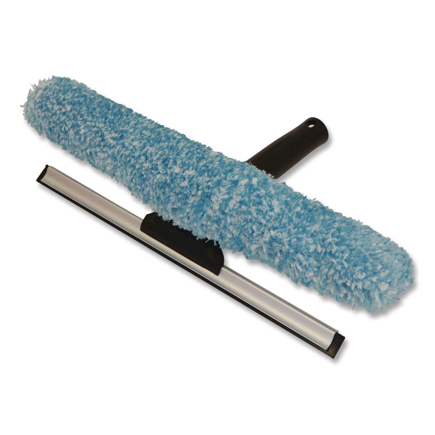 Combo Window Washer and Squeegee, 12" Wide Blade, Black